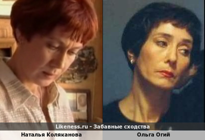 Наталья Коляканова похожа на Ольгу Огий