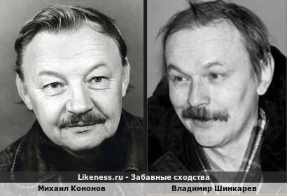 Михаил Кононов похож на Владимира Шинкарева