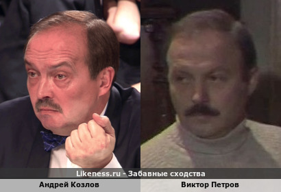 Андрей Козлов похож на Виктора Петрова