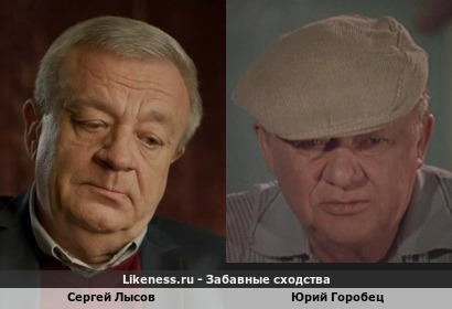Сергей Лысов похож на Юрия Горобца