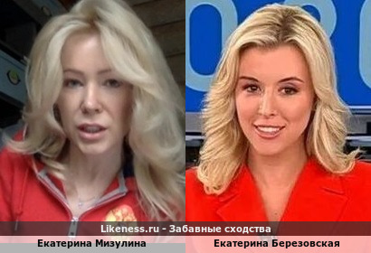Екатерина Мизулина похожа на Екатерину Березовскую