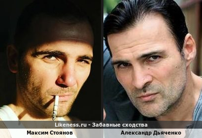 Максим Стоянов похож на Александра Дьяченко