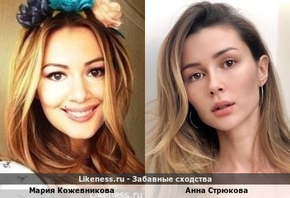 Мария Кожевникова похожа на Анну Стрюкову