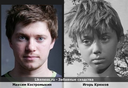 Максим Костромыкин похож на Игоря Крюкова