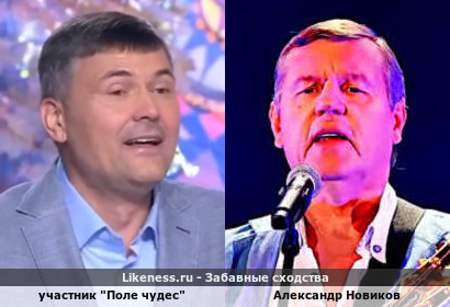 Участник "Поле чудес" напоминает Александра Новикова