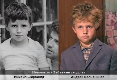 Михаил Ширвиндт похож на Андрея Бельянинова