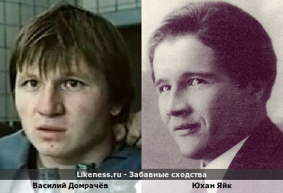 Василий Домрачёв похож на Юхана Яйка