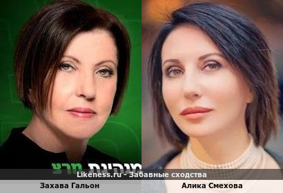 Захава Гальон похожа на Алику Смехову