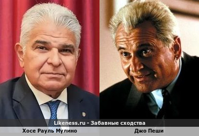 Хосе Рауль Мулино похож на Джо Пеши