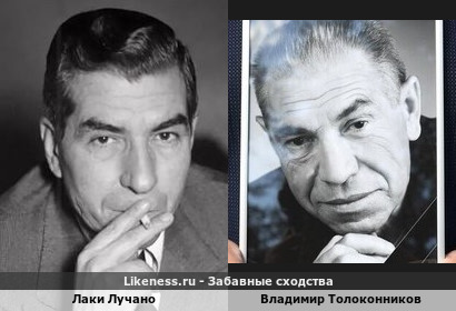 Лаки Лучано похож на Владимира Толоконникова