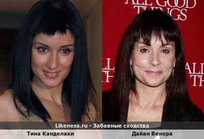 Тина Канделаки похожа на Дайан Венору
