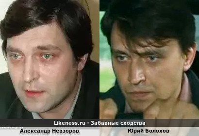Александр Невзоров похож на Юрия Болохова