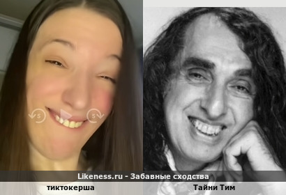 Тиктокерша напоминает Тайни Тима