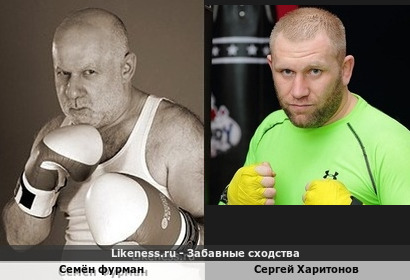 Семён фурман похож на Сергея Харитонова