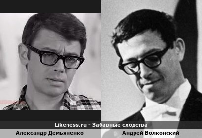 Александр Демьяненко похож на Андрея Волконского