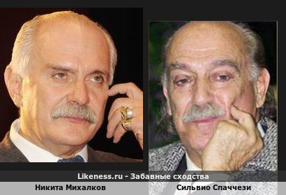 Никита Михалков похож на Сильвио Спаччези
