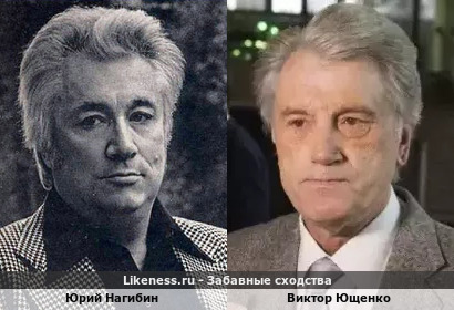 Юрий Нагибин похож на Виктора Ющенко