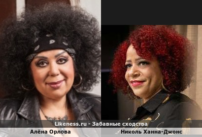 Алёна Орлова похожа на Николь Ханну-Джонс
