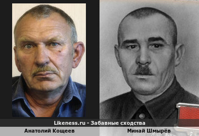 Анатолий Кощеев похож на Миная Шмырёва