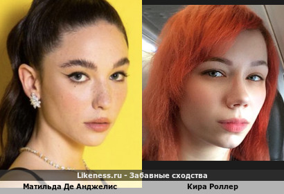 Матильда Де Анджелис похожа на Киру Роллер