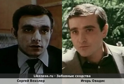 Сергей Векслер похож на Игоря Овадиса
