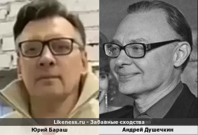 Юрий Бараш похож на Андрея Душечкина