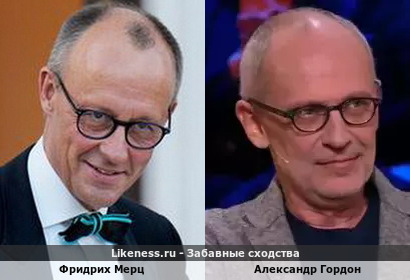 Фридрих Мерц похож на Александра Гордона