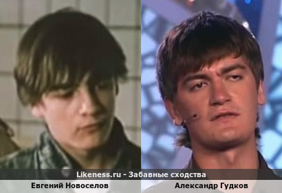 Евгений Новоселов похож на Александра Гудкова