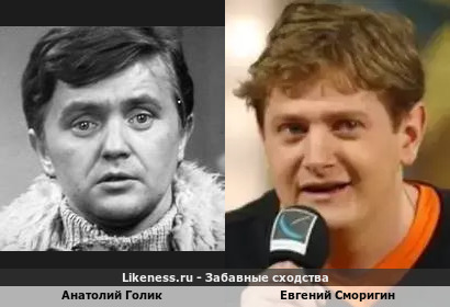 Анатолий Голик похож на Евгения Сморигина