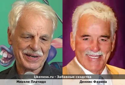 Микеле Плачидо похож на Денниса Фарину