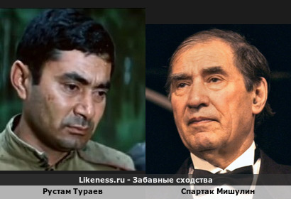 Рустам Тураев похож на Спартака Мишулина