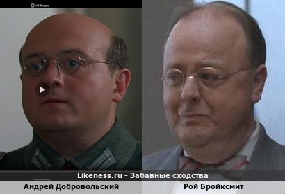 Андрей Добровольский похож на Роя Бройксмита