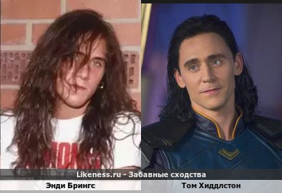 Энди Брингс похож на Тома Хиддлстона