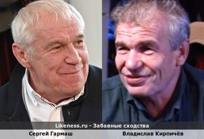 Сергей Гармаш похож на Владислава Кирпичёва