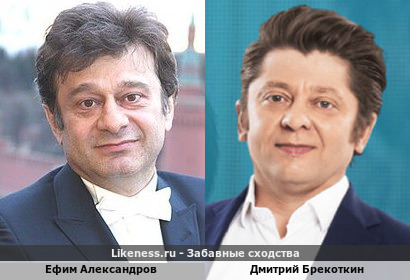 Ефим Александров похож на Дмитрия Брекоткина