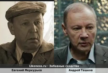 Евгений Меркурьев похож на Андрея Ташкова