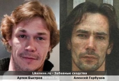 Артем Быстров похож на Алексея Горбунова