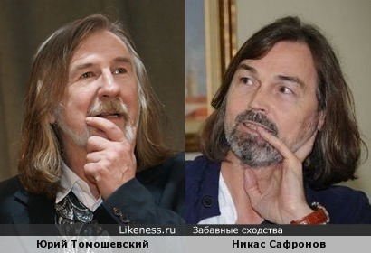 Юрий Томошевский похож на Никаса Сафронова