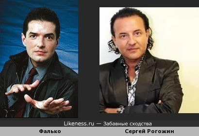 Фалько и Сергей Рогожин очень похожи
