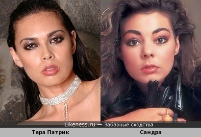 Порноактриса Тера Патрик и певица Сандра
