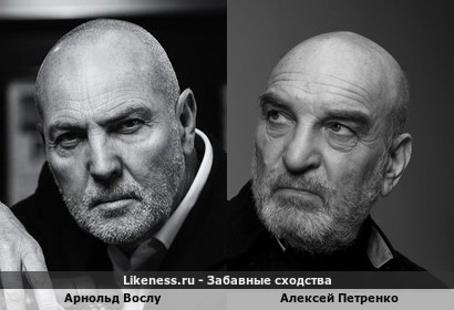 Арнольд Вослу похож на Алексея Петренко
