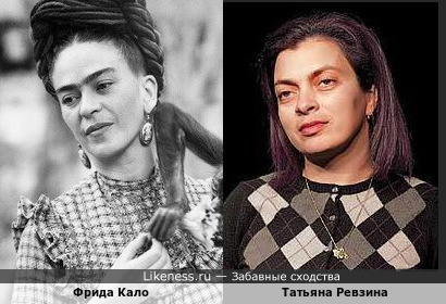 Фрида Кало и Татьяна Ревзина