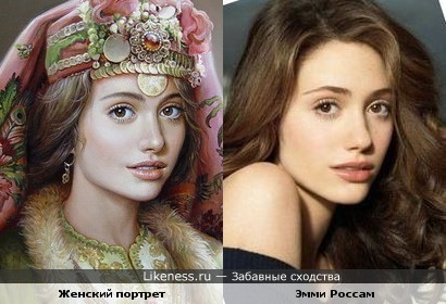 Женский портрет художника Марии Илиевой и Эмми Россам