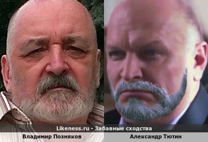 Владимир Позняков слегка напоминает Александра Тютина
