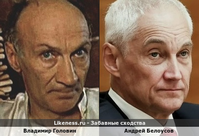 Владимир Головин похож на Андрея Белоусова