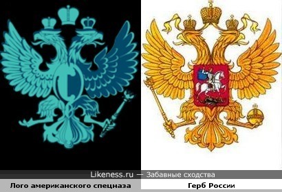 Логотип американского спецназа похож на герб России