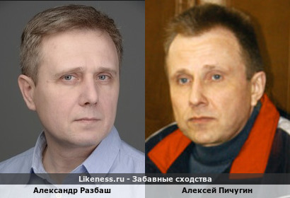 Александр Разбаш похож на &quot;узника совести&quot; Алексея Пичугина