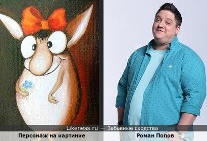 Роман Попов и персонаж на картинке похожи