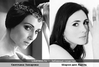 Светлана Захарова похожа на Шарон ден Адель