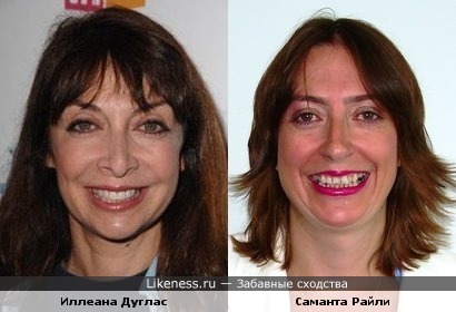 Иллеана Дуглас и Саманта Райли